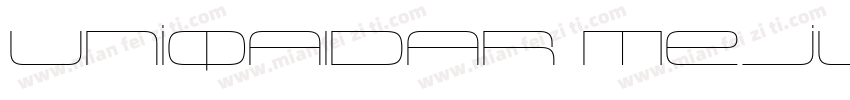 UniQAIDAR Meju00字体转换